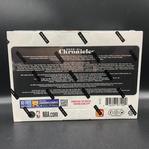 2020/21 Panini Chronicles Basketball Mega Box (Teal Parallels!) Factory Sealed! - Picture 3 of 4